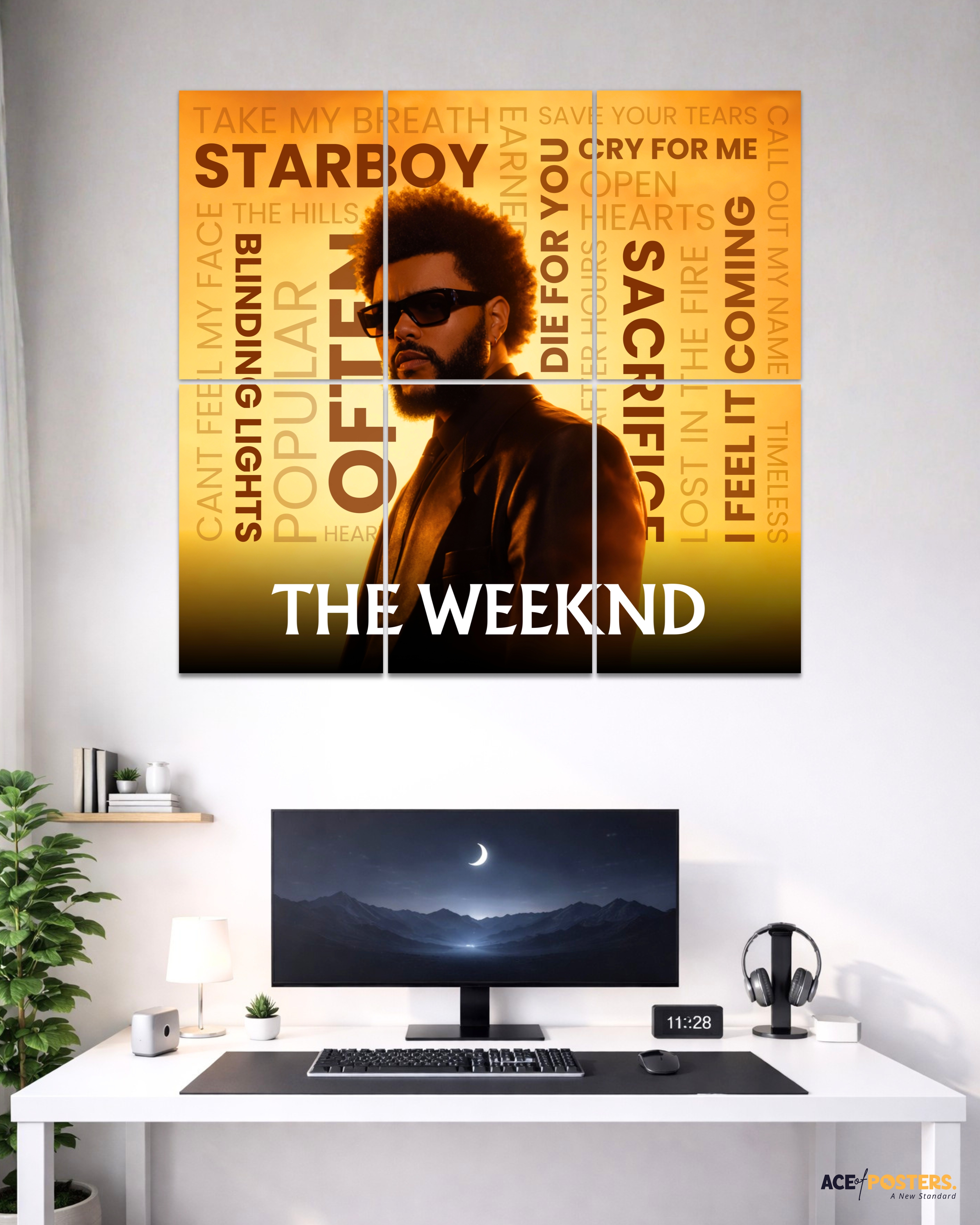 The Weeknd | 6 Split Poster |